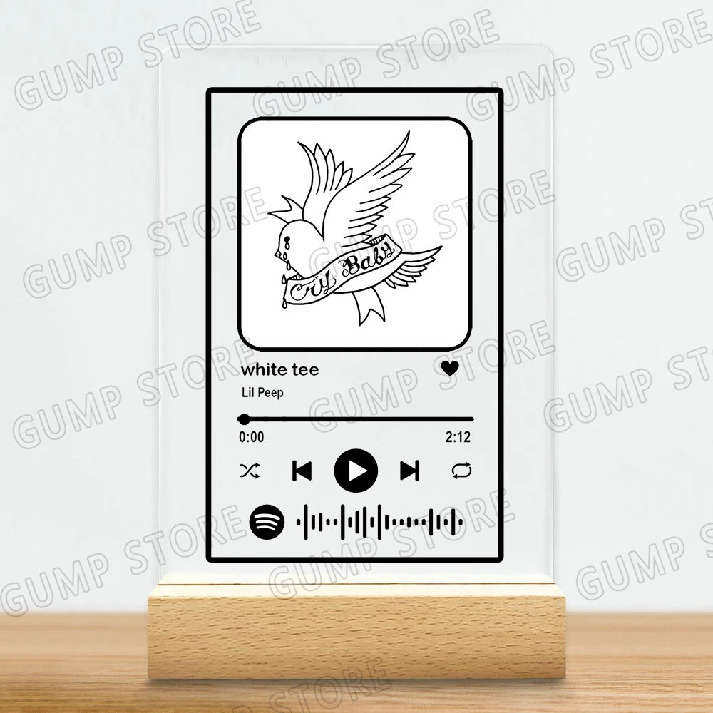 Wood Stand Just for Our Store Music Plaque Home Office Desk Decoration Gifts